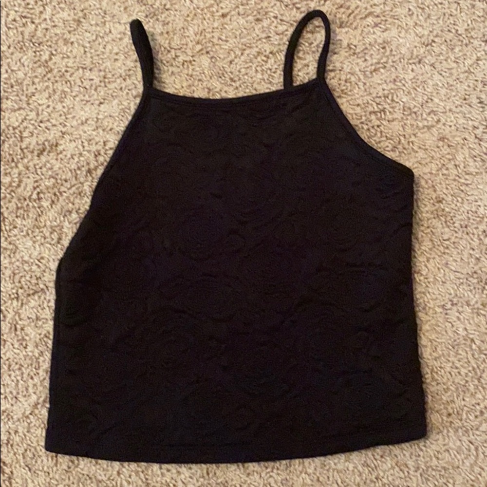 black crop top